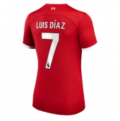 Liverpool Luis Diaz #7 Thuis tenue voor Dames 2023-24 Korte Mouwen