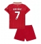 Liverpool Luis Diaz #7 Thuis tenue voor kinderen 2024-25 Korte Mouwen (+ broek)