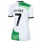 Liverpool Luis Diaz #7 Uit tenue voor Dames 2023-24 Korte Mouwen