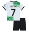 Liverpool Luis Diaz #7 Uit tenue voor kinderen 2023-24 Korte Mouwen (+ broek)