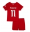 Liverpool Mohamed Salah #11 Thuis tenue voor kinderen 2023-24 Korte Mouwen (+ broek)