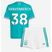 Liverpool Ryan Gravenberch #38 Derde tenue voor kinderen 2025-26 Korte Mouwen (+ broek)