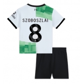 Liverpool Szoboszlai Dominik #8 Uit tenue voor kinderen 2023-24 Korte Mouwen (+ broek)
