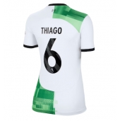 Liverpool Thiago Alcantara #6 Uit tenue voor Dames 2023-24 Korte Mouwen