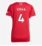 Liverpool Virgil van Dijk #4 Thuis tenue voor Dames 2025-26 Korte Mouwen