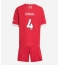 Liverpool Virgil van Dijk #4 Thuis tenue voor kinderen 2025-26 Korte Mouwen (+ broek)