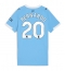 Manchester City Bernardo Silva #20 Thuis tenue voor Dames 2025-26 Korte Mouwen