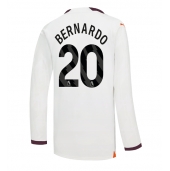 Manchester City Bernardo Silva #20 Uit tenue 2023-24 Lange Mouwen