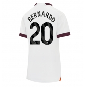 Manchester City Bernardo Silva #20 Uit tenue voor Dames 2023-24 Korte Mouwen