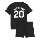 Manchester City Bernardo Silva #20 Uit tenue voor kinderen 2025-26 Korte Mouwen (+ broek)