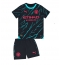 Manchester City Derde tenue voor kinderen 2023-24 Korte Mouwen (+ broek)