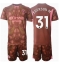 Manchester City Ederson Moraes #31 Keeper Thuis tenue voor kinderen 2024-25 Korte Mouwen (+ broek)