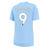 Manchester City Erling Haaland #9 Thuis tenue voor Dames 2023-24 Korte Mouwen