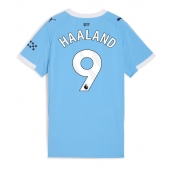 Manchester City Erling Haaland #9 Thuis tenue voor Dames 2025-26 Korte Mouwen