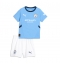 Manchester City Erling Haaland #9 Thuis tenue voor kinderen 2024-25 Korte Mouwen (+ broek)