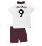 Manchester City Erling Haaland #9 Uit tenue voor kinderen 2023-24 Korte Mouwen (+ broek)