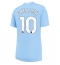 Manchester City Jack Grealish #10 Thuis tenue voor Dames 2023-24 Korte Mouwen