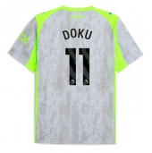 Manchester City Jeremy Doku #11 Derde tenue 2025-26 Korte Mouwen