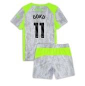 Manchester City Jeremy Doku #11 Derde tenue voor kinderen 2025-26 Korte Mouwen (+ broek)