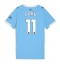 Manchester City Jeremy Doku #11 Thuis tenue voor Dames 2025-26 Korte Mouwen