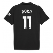 Manchester City Jeremy Doku #11 Uit tenue 2025-26 Korte Mouwen