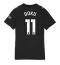 Manchester City Jeremy Doku #11 Uit tenue voor Dames 2025-26 Korte Mouwen