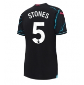 Manchester City John Stones #5 Derde tenue voor Dames 2023-24 Korte Mouwen