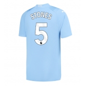 Manchester City John Stones #5 Thuis tenue 2023-24 Korte Mouwen
