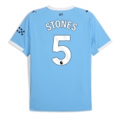 Manchester City John Stones #5 Thuis tenue 2025-26 Korte Mouwen