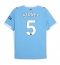 Manchester City John Stones #5 Thuis tenue 2025-26 Korte Mouwen