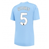 Manchester City John Stones #5 Thuis tenue voor Dames 2023-24 Korte Mouwen