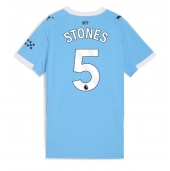 Manchester City John Stones #5 Thuis tenue voor Dames 2025-26 Korte Mouwen