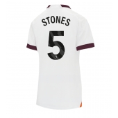 Manchester City John Stones #5 Uit tenue voor Dames 2023-24 Korte Mouwen