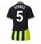 Manchester City John Stones #5 Uit tenue voor Dames 2024-25 Korte Mouwen