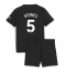 Manchester City John Stones #5 Uit tenue voor kinderen 2025-26 Korte Mouwen (+ broek)