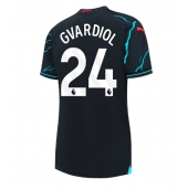 Manchester City Josko Gvardiol #24 Derde tenue voor Dames 2023-24 Korte Mouwen