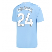 Manchester City Josko Gvardiol #24 Thuis tenue 2023-24 Korte Mouwen