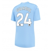 Manchester City Josko Gvardiol #24 Thuis tenue voor Dames 2023-24 Korte Mouwen