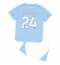 Manchester City Josko Gvardiol #24 Thuis tenue voor kinderen 2023-24 Korte Mouwen (+ broek)