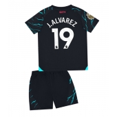 Manchester City Julian Alvarez #19 Derde tenue voor kinderen 2023-24 Korte Mouwen (+ broek)