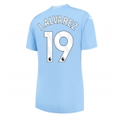 Manchester City Julian Alvarez #19 Thuis tenue voor Dames 2023-24 Korte Mouwen