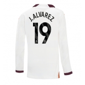 Manchester City Julian Alvarez #19 Uit tenue 2023-24 Lange Mouwen