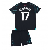 Manchester City Kevin De Bruyne #17 Derde tenue voor kinderen 2023-24 Korte Mouwen (+ broek)