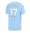 Manchester City Kevin De Bruyne #17 Thuis tenue 2023-24 Korte Mouwen