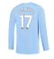 Manchester City Kevin De Bruyne #17 Thuis tenue 2023-24 Lange Mouwen