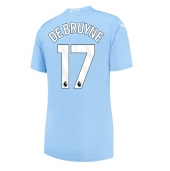 Manchester City Kevin De Bruyne #17 Thuis tenue voor Dames 2023-24 Korte Mouwen