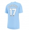 Manchester City Kevin De Bruyne #17 Thuis tenue voor Dames 2023-24 Korte Mouwen