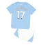 Manchester City Kevin De Bruyne #17 Thuis tenue voor kinderen 2023-24 Korte Mouwen (+ broek)