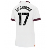 Manchester City Kevin De Bruyne #17 Uit tenue voor Dames 2023-24 Korte Mouwen