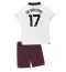 Manchester City Kevin De Bruyne #17 Uit tenue voor kinderen 2023-24 Korte Mouwen (+ broek)